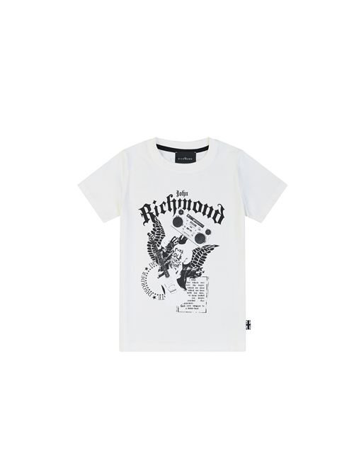 T-shirt, bambino, logata. JOHN RICHMOND | RBP25058TSOFWH